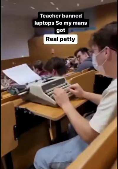 Taking notes in class