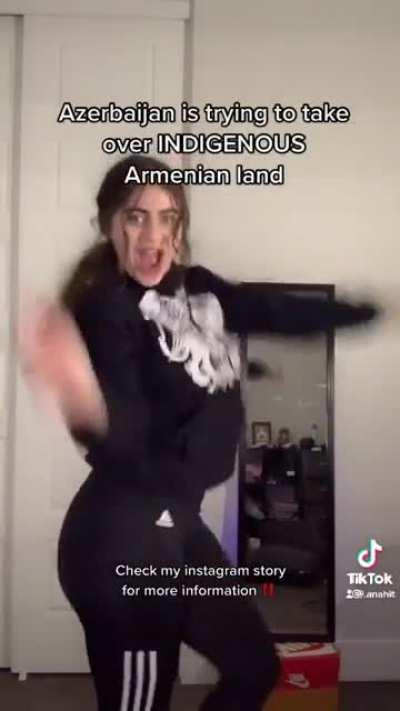 Reminded me of that Armenian girl who posted a video of her twerking with the captions 