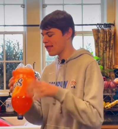 14 year old Isaac Johnson wins world record for worlds largest mouth gape