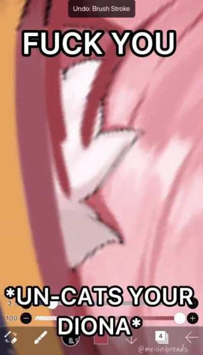 Diona, where your cat ears at? 🥴