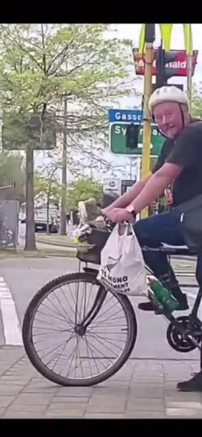 This doggo and the shoulder tap