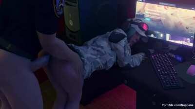 Ela fucked doggystyle (Nappana) [Rainbow Six Siege]