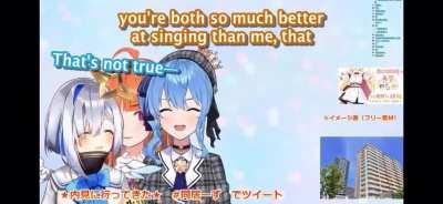 Coco and Suisei fight over karaoke