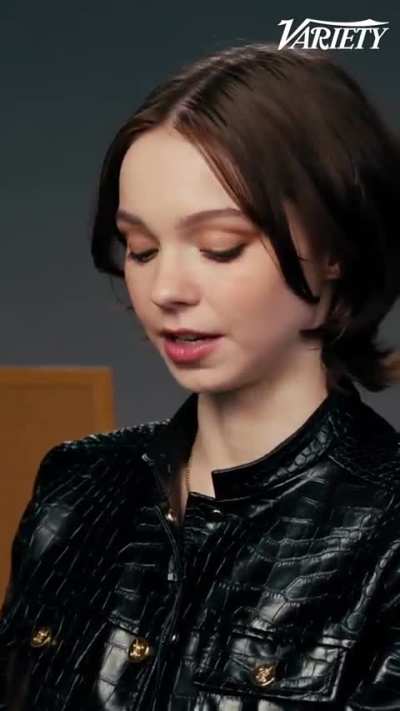 Emma Myers shares a funny story behind one of the scenes in the trailer for A Minecraft Movie