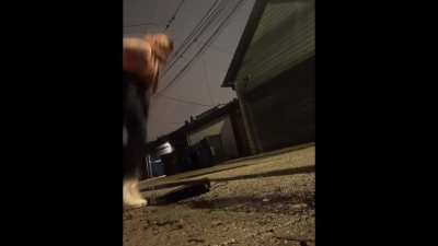 Jumping up and down on a broken TV