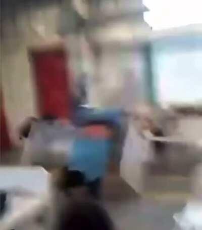 Homie should try for gymnastics...I'm impressed!!