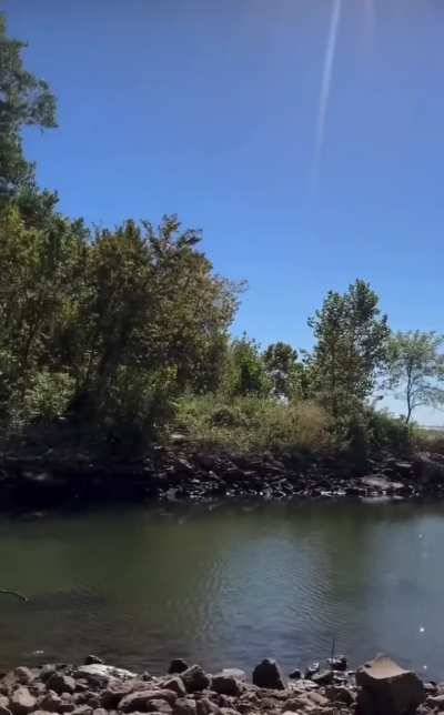 Local homeless man shows off his where he’s sleeping tonight