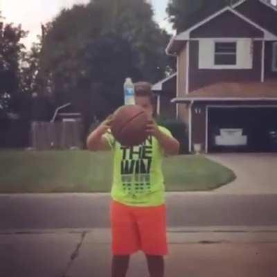 New twist on bottle flipping