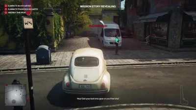 Hitman Road Rages In Sapienza...
