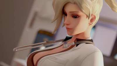 D.va, Tracer and Mercy Visual Novel Trailer (Typiconart)