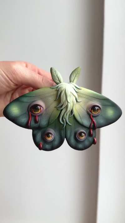 Mothling with bleeding eyes