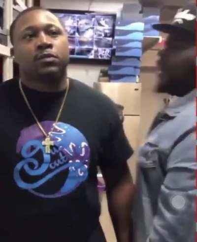 When you catch a nigga wearing USPA to school 🤨