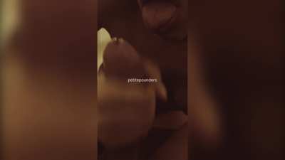 Drooled all over his cock and made him cum in my mouth