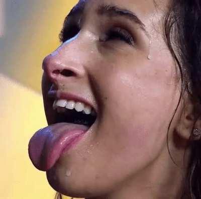 Shooting her with sweetness