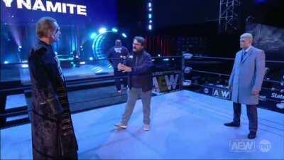 [Dynamite Spoiler] Sting has a fun little moment with Tony Schiavone