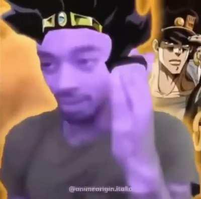 So it’s the same type of stand as star platinum