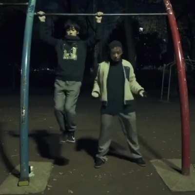 Impressive control of their bodies