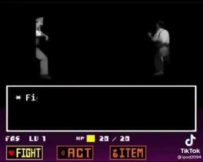 totally normal asgore fight