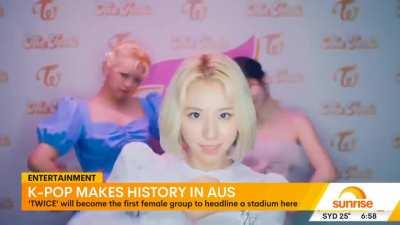230830 TWICE - Channel 7 Australia Sunrise News Segment