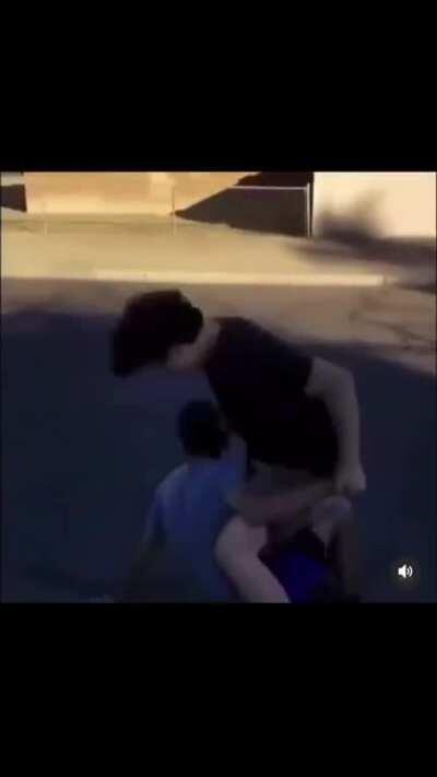 Gave himself a power up before the fight