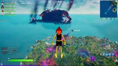 Small bug with the Fabio Sparklemane glider that causes your character to stand upright for a second while midair. Not game breaking but kinda funny.