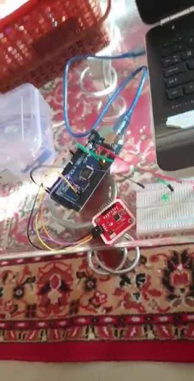 Tested my NFC reader code. I am planning to make a lock for my bedroom that opens with my college ID. It ain't much but it's honest work