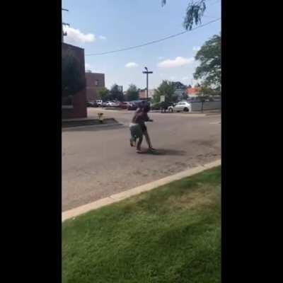 Wow his foot went stammering