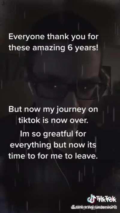 Ladies and Gentlemen, we've lost a cringe icon 😔