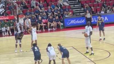 [Highlight] Tacko Fall attempts a free throw and he makes it