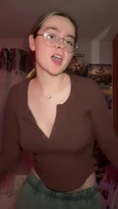 they look amazing in that top 🤤