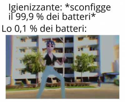 Questo Meme morirà nei New, ne sono sicuro al 99,9 % dei batteri