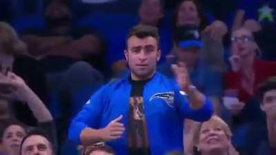 A handsome chad pulling a sick robot