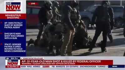 Minneapolis protester as he's being brutalized by feds: 