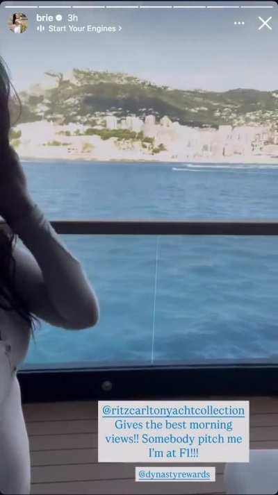 Brie blessing us this morning