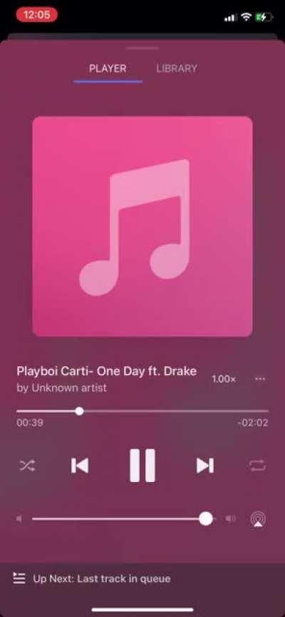 Drake’s verse on One Day