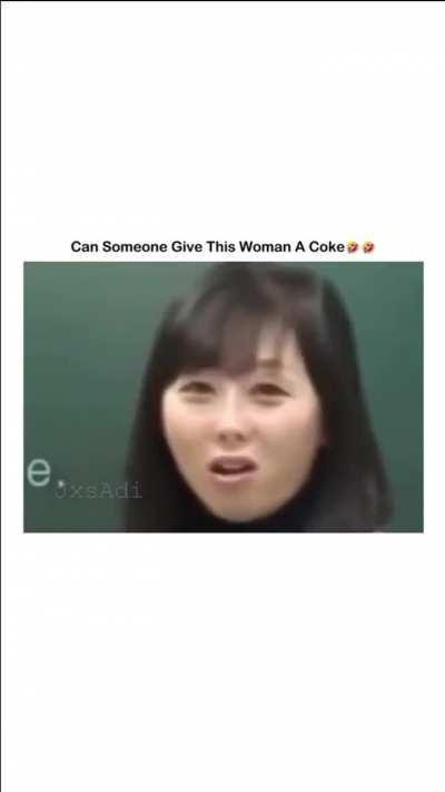 I'm not laughing, you are