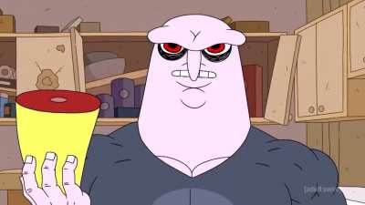 I edited that one clip of Charlie (from Smiling Friends) screaming after he got his nose ripped off with Peppino's scream.