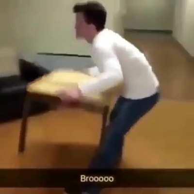 Being a professional wrestler on himself, that's talent!