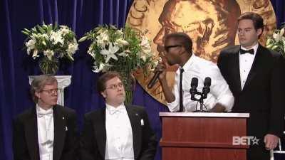 Kanye in an SNL skit based on himself about a decade ago