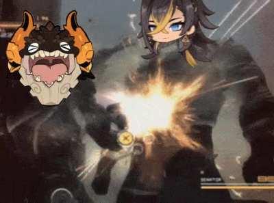 Azhdaha: she's just standing here, menacingly