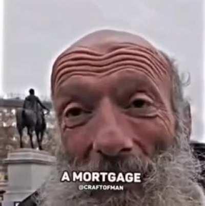 Apparently, a homeless man recommends working to the point you can't think. What are your opinions on this?