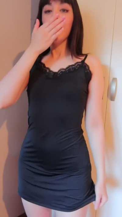 Ohh and my dress is gone!