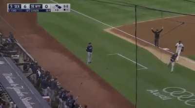 Josh Donaldson can’t make the throw, and then makes the wrong one