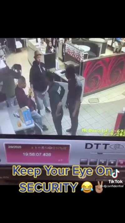 McDonald's security is on another level