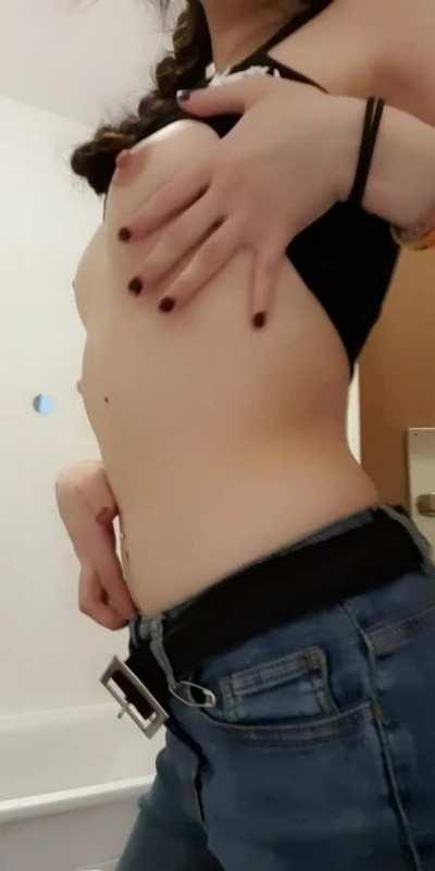 Be honest: would you really date a girl with tiny, tan chest like mine? (F) (OC)