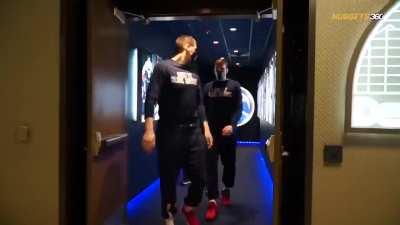 [Highlights] I made a highlight reel of Nikola Jokic's pre-game sprinting ritual