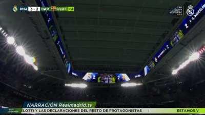 Our Bench celebrating Bellingham's match winning goal