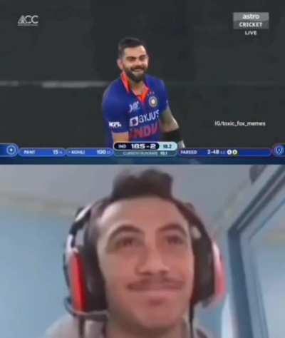 Aagyi bhai century😌