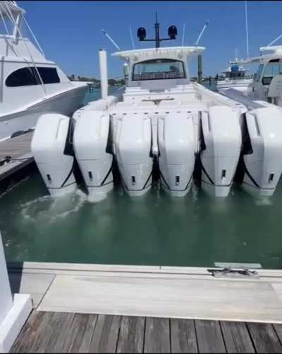 One giant boat propeller is enough why in the hell...