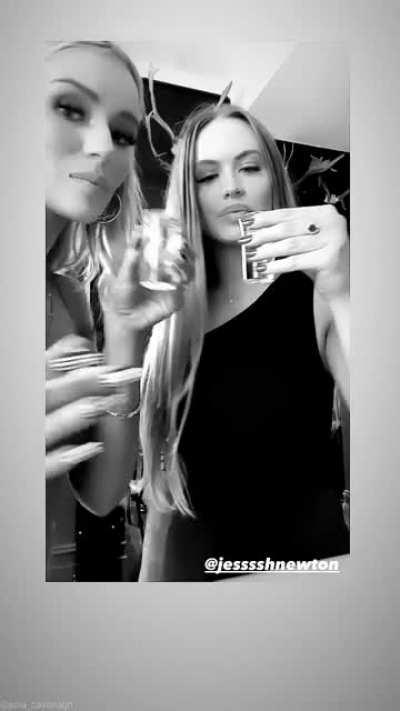 Julia Cavanagh and Jess Newton